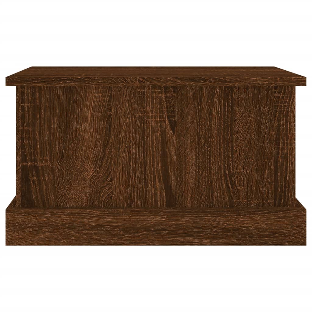 vidaXL Úložný box hnědý dub 50 x 30 x 28 cm kompozitní dřevo