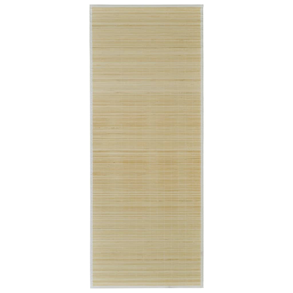 Obdélníková přirozeně zbarvená bambusová rohož / koberec 150 x 200 cm