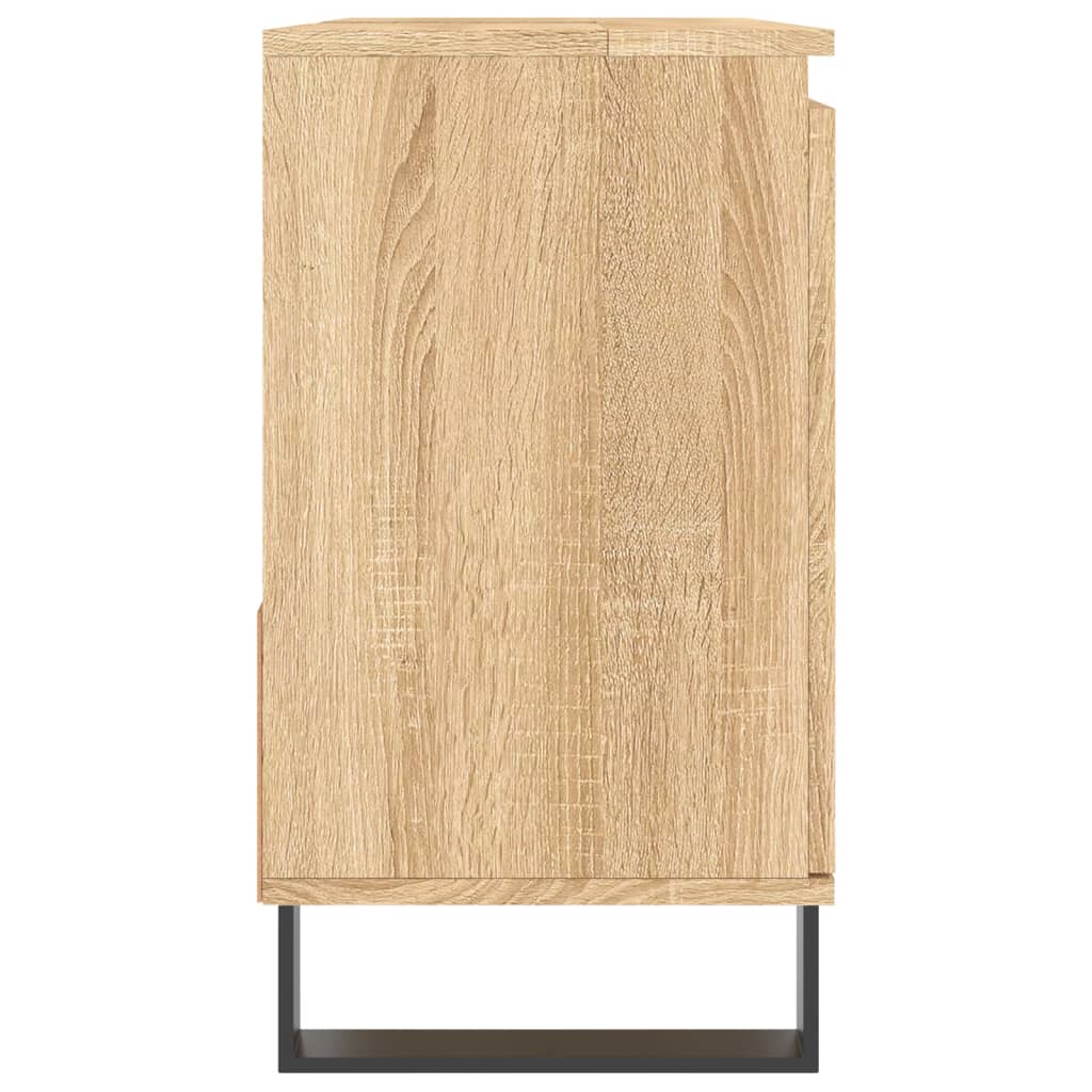 vidaXL Koupelnová skříňka dub sonoma 65 x 33 x 60 cm kompozitní dřevo