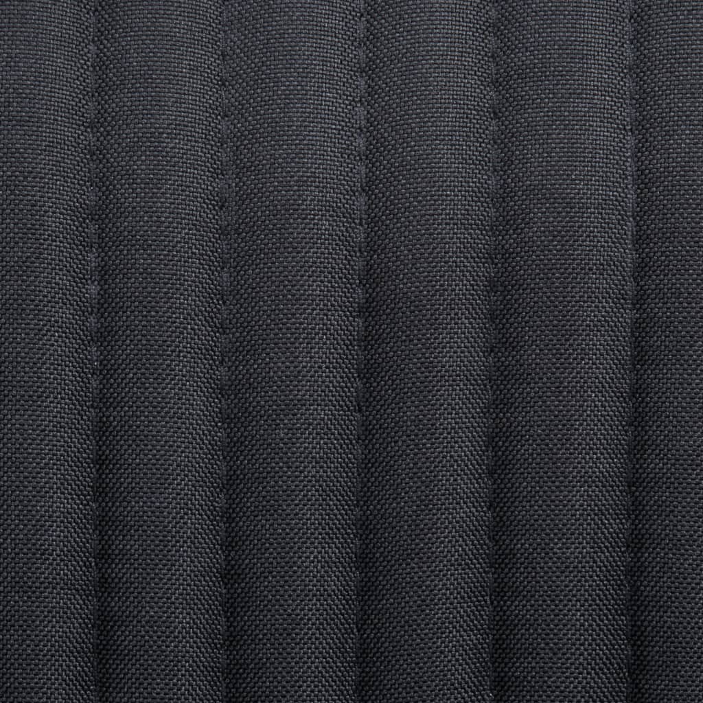 vidaXL Jídelní židle 4 ks černé textil