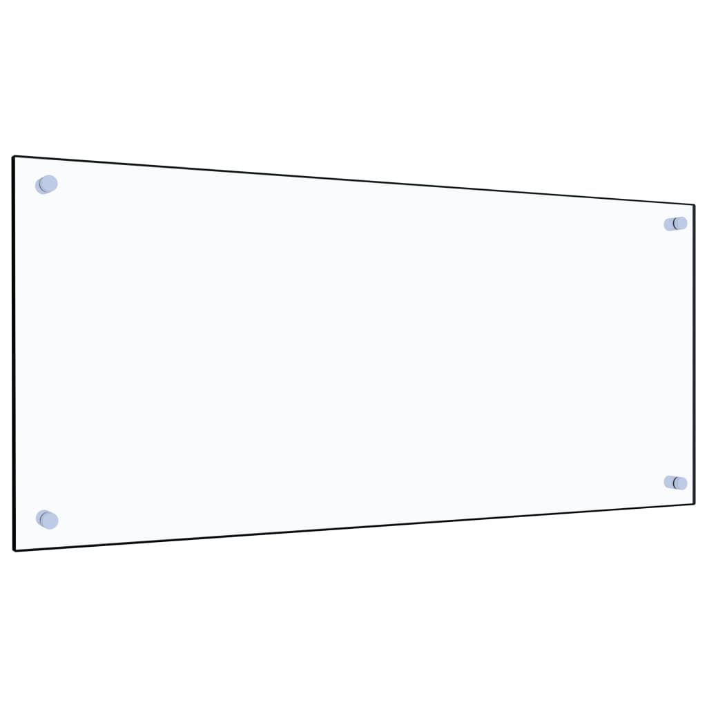 vidaXL Kuchyňský panel průhledný 90 x 40 cm tvrzené sklo