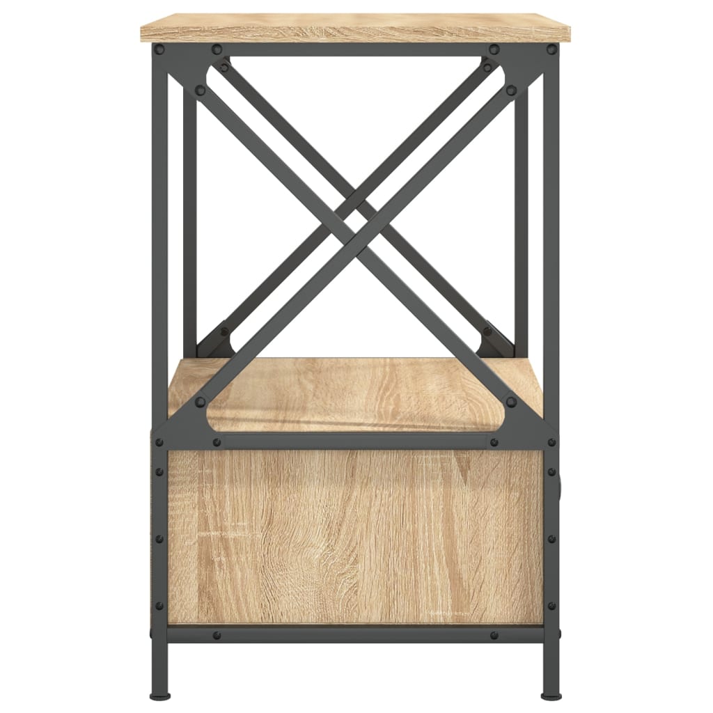 vidaXL Noční stolek dub sonoma 50 x 41 x 65 cm kompozitní dřevo