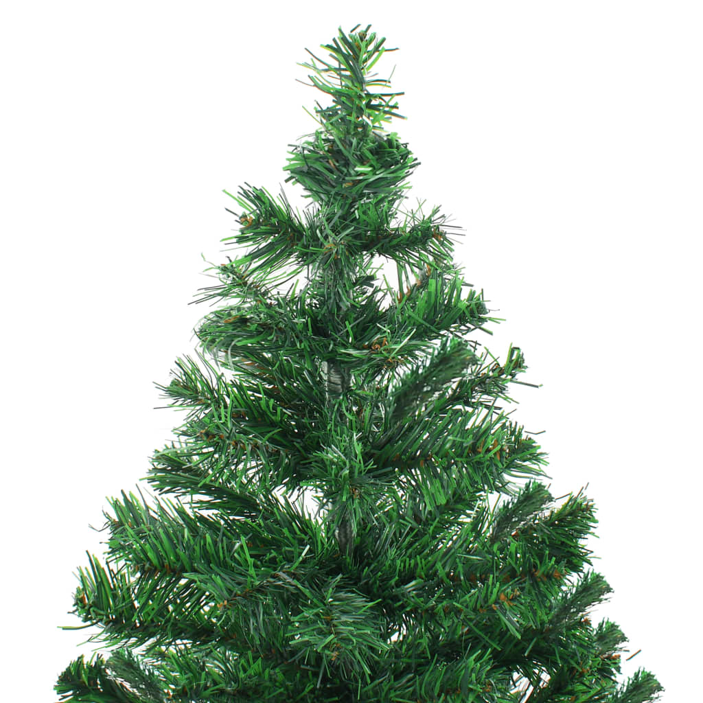vidaXL Umělý vánoční stromek s LED a stojanem 180 cm 564 větviček