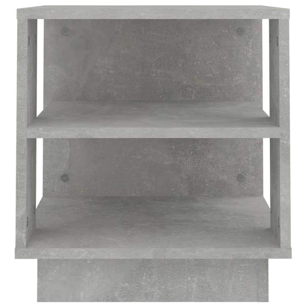 vidaXL Konferenční stolek betonově šedý 40x40x43 cm kompozitní dřevo
