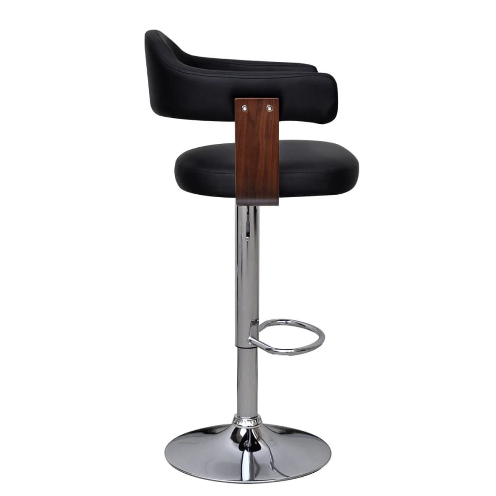 vidaXL Barové stoličky 2 ks ohýbané dřevo