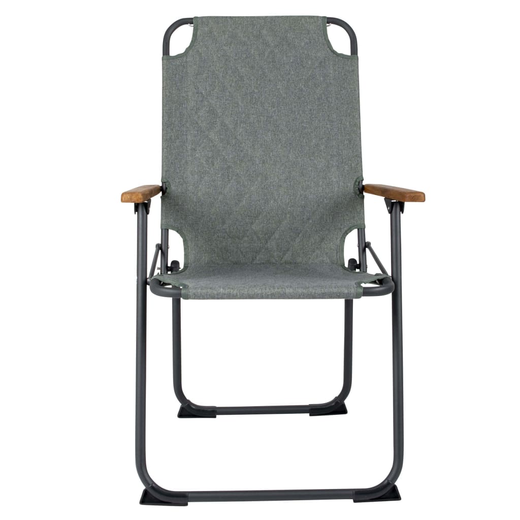 Bo-Camp Skládací kempingová židle Jefferson šedozelená