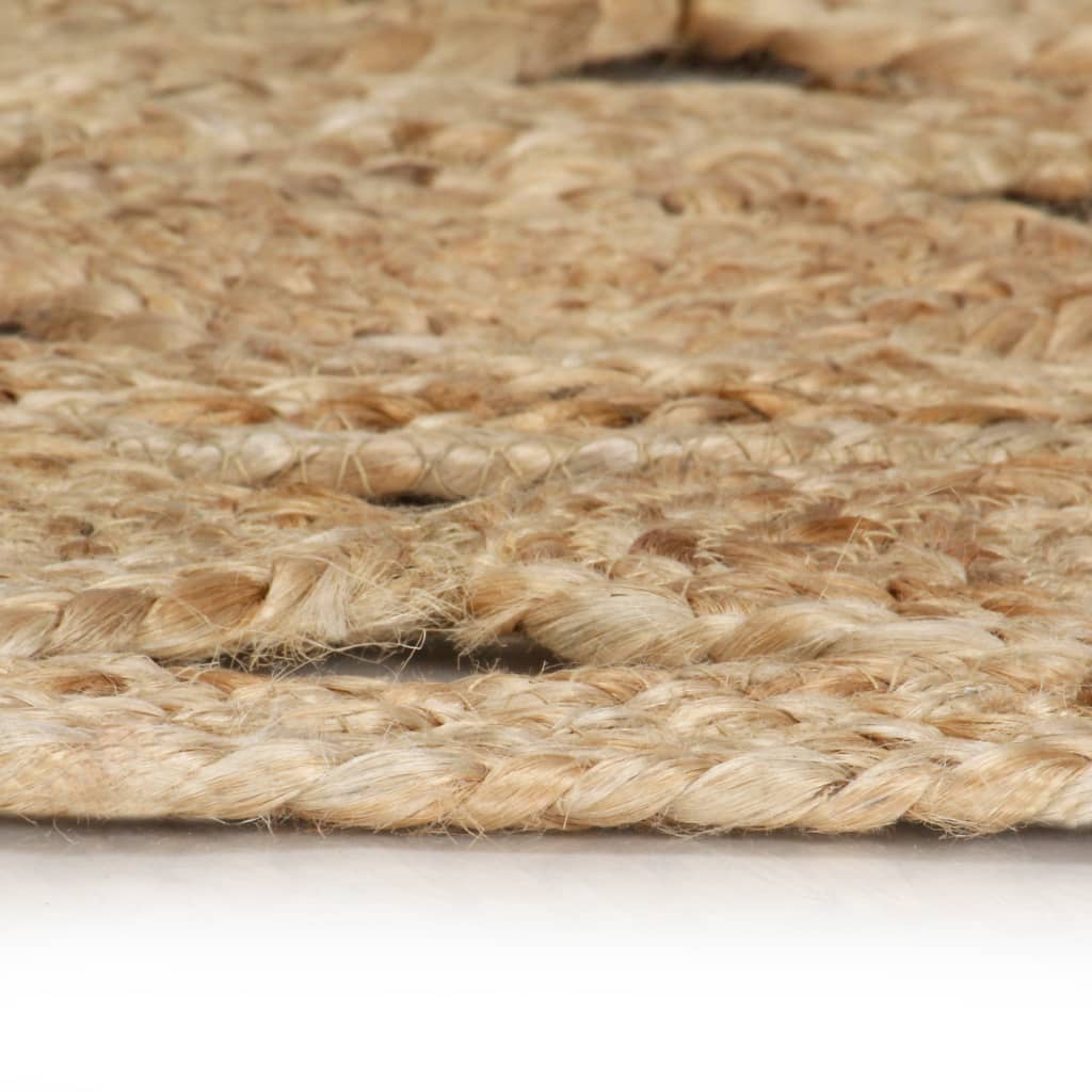 vidaXL Ručně vyrobený koberec pletená juta 180 cm