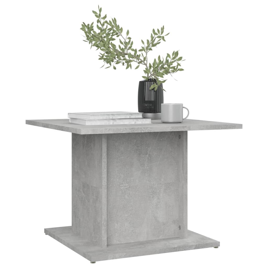 vidaXL Konferenční stolek betonově šedý 55,5x55,5x40 cm dřevotříska