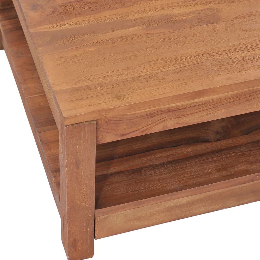 vidaXL Konferenční stolek 68 x 67 x 35 cm masivní teakové dřevo