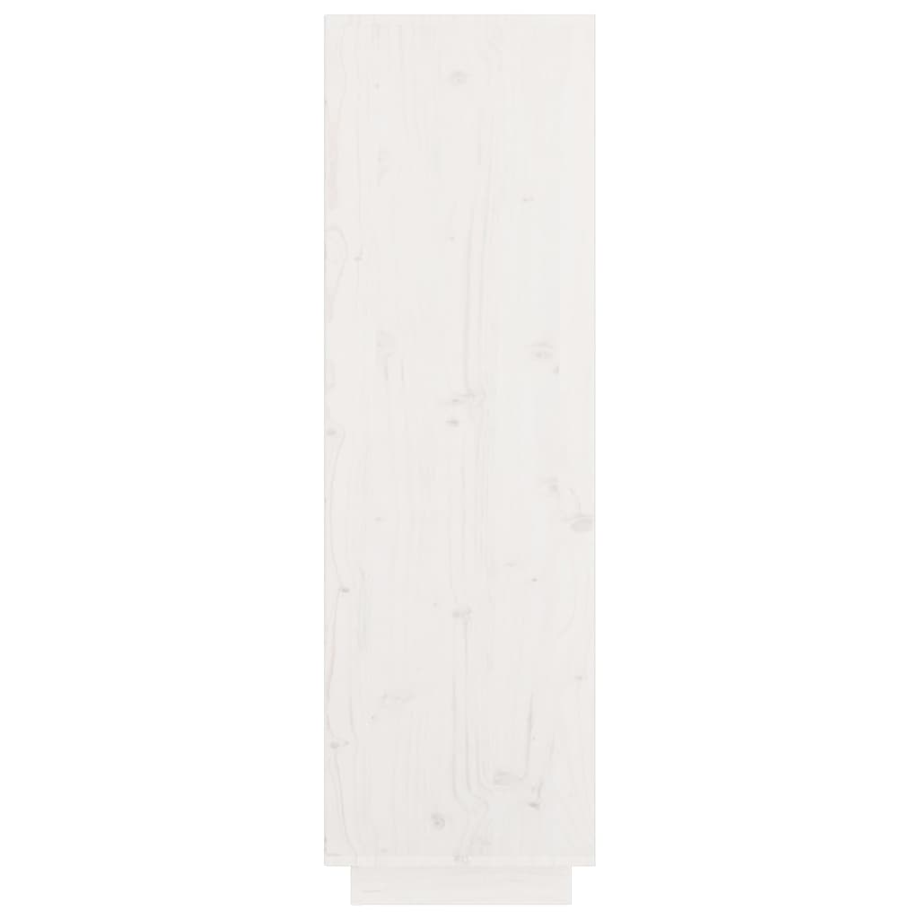 vidaXL Komoda bílá 74 x 35 x 117 cm masivní borové dřevo