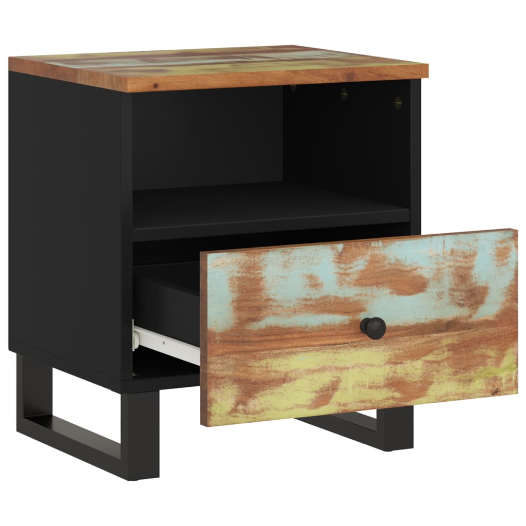 vidaXL Noční stolek masivní recyklované dřevo a kompozitní dřevo