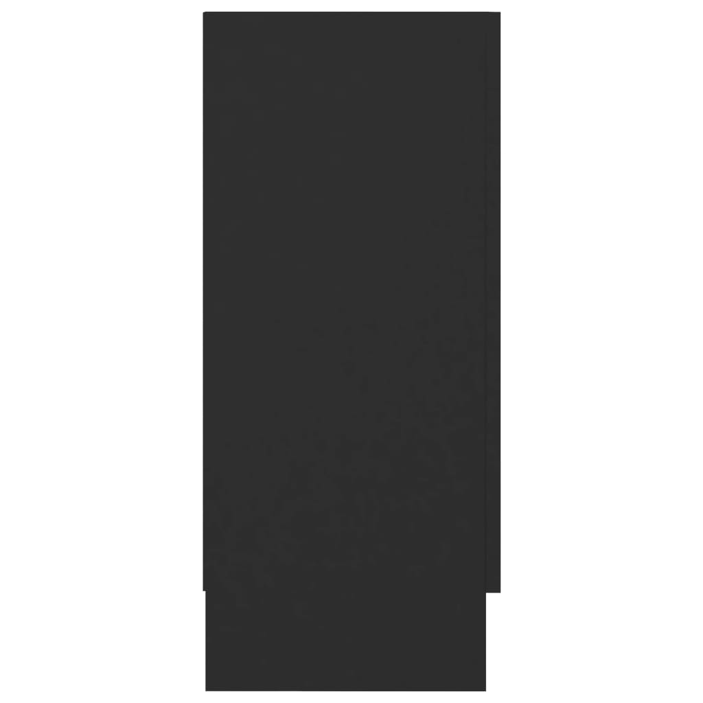 vidaXL Příborník černý 120 x 30,5 x 70 cm dřevotříska