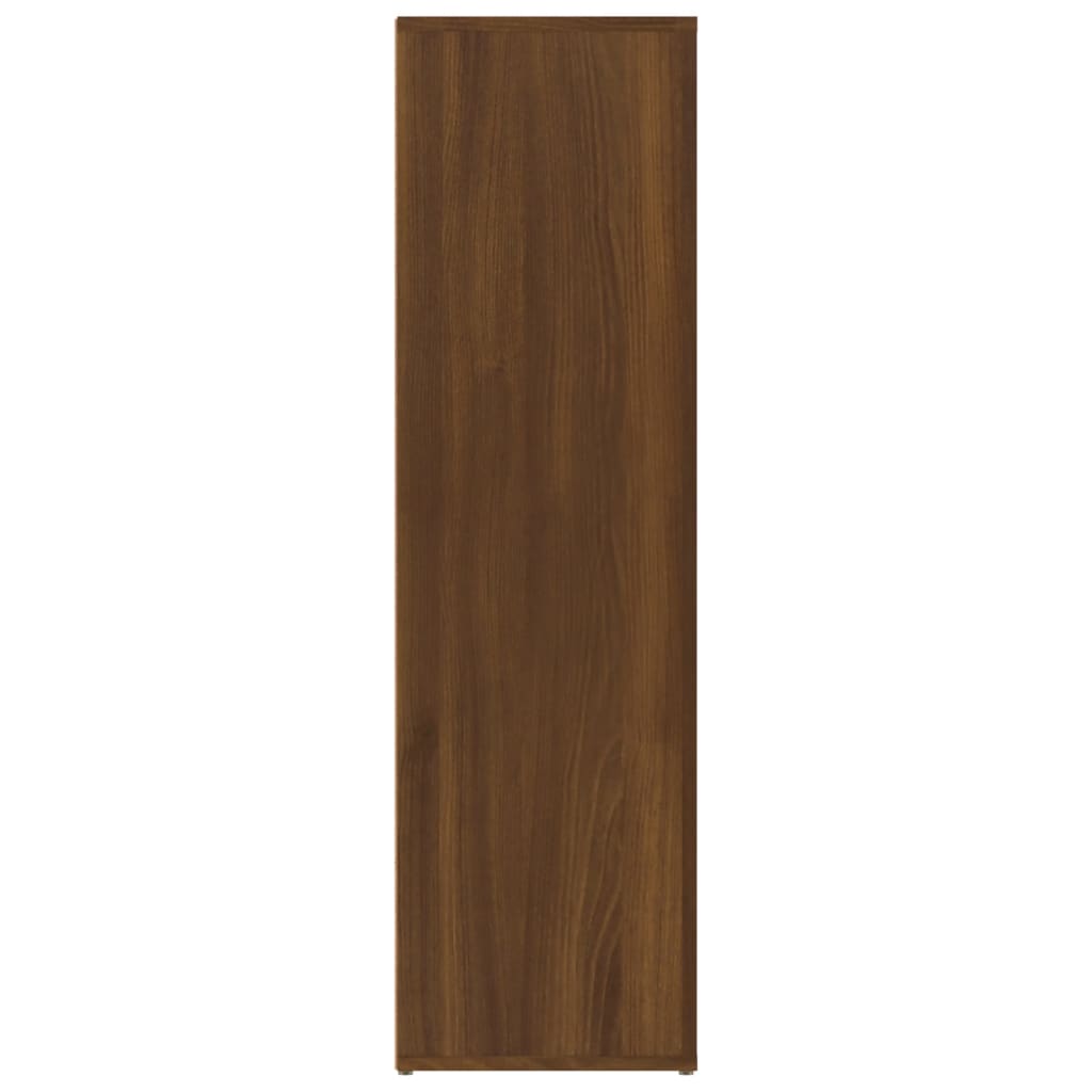 vidaXL Příborník hnědý dub 80x30x106 cm kompozitní dřevo