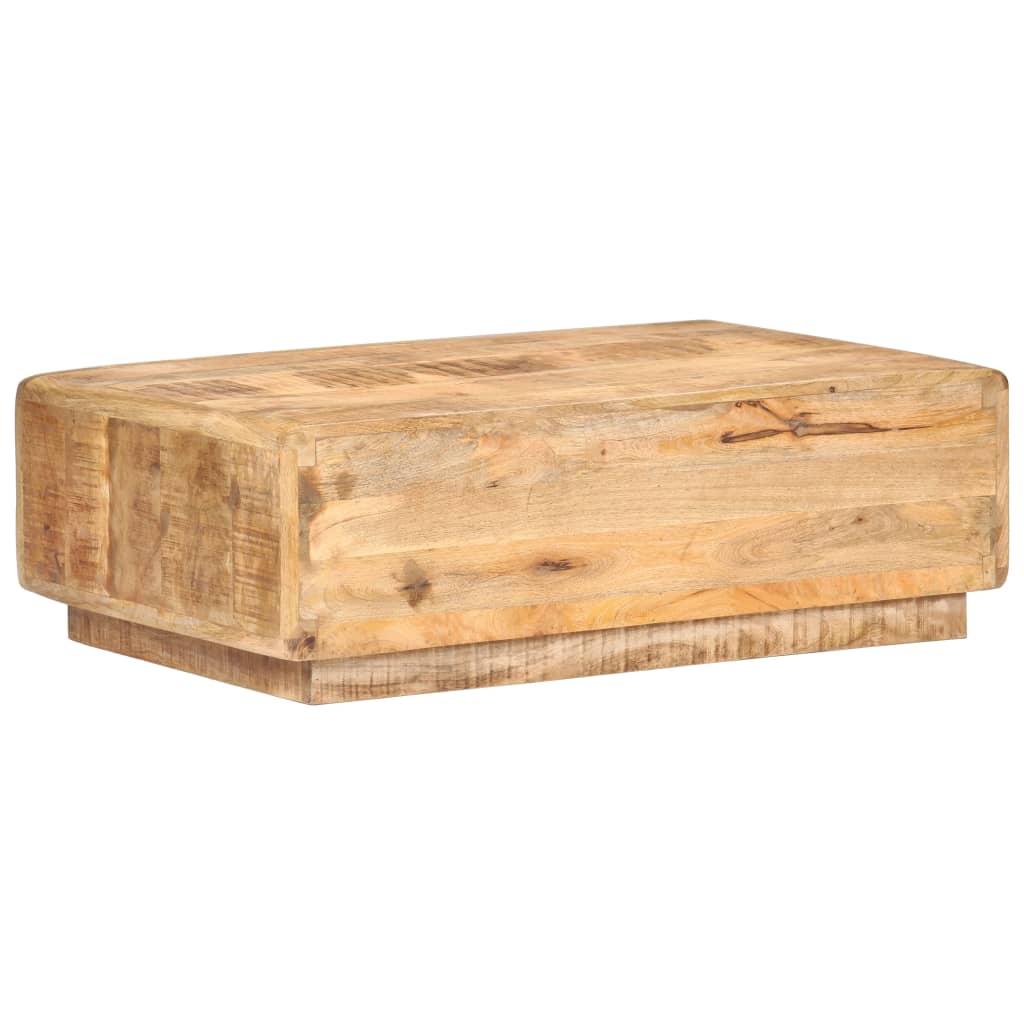 vidaXL Konferenční stolek 90 x 60 x 29 cm hrubé mangovníkové dřevo