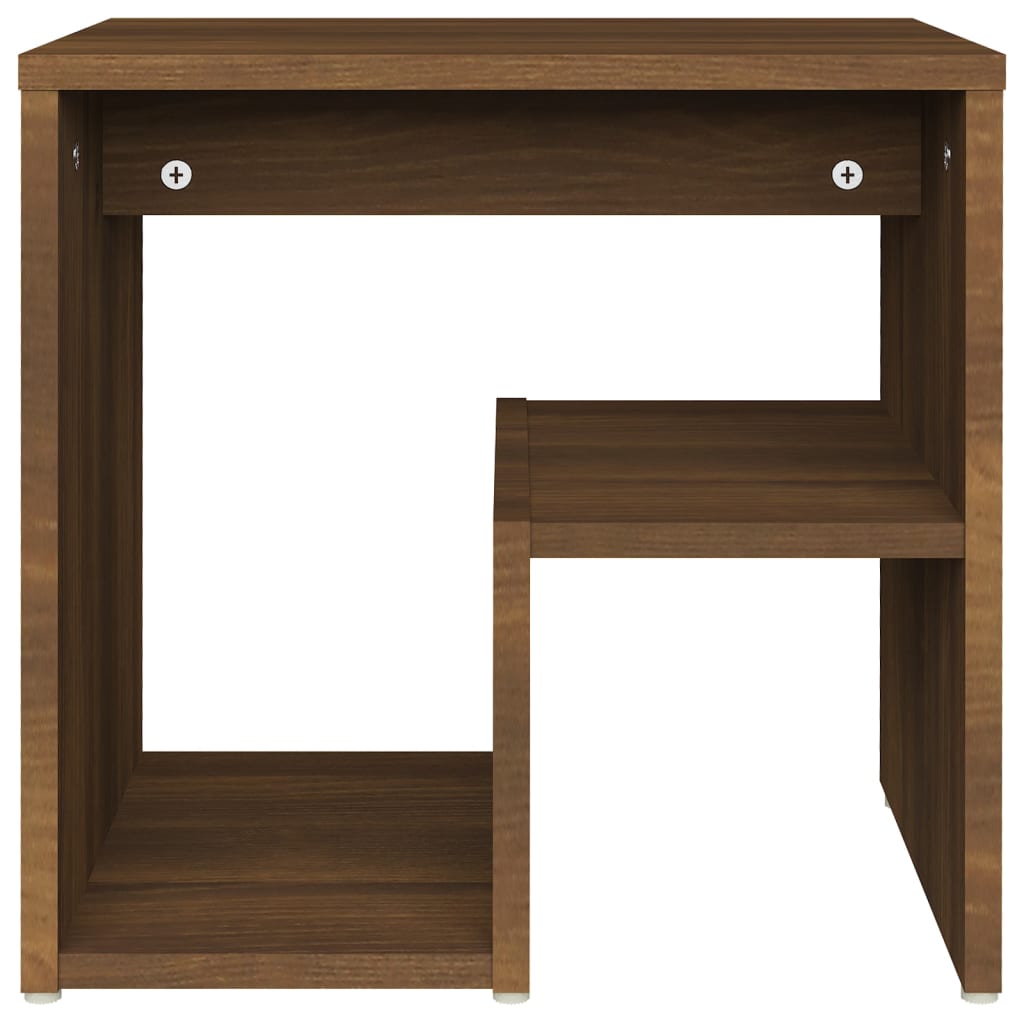 vidaXL Noční stolek hnědý dub 40 x 30 x 40 cm kompozitní dřevo