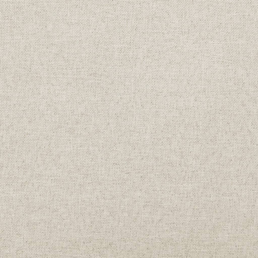 vidaXL Skládací úložná lavice krémově bílá 76 x 38 x 38 cm umělý len