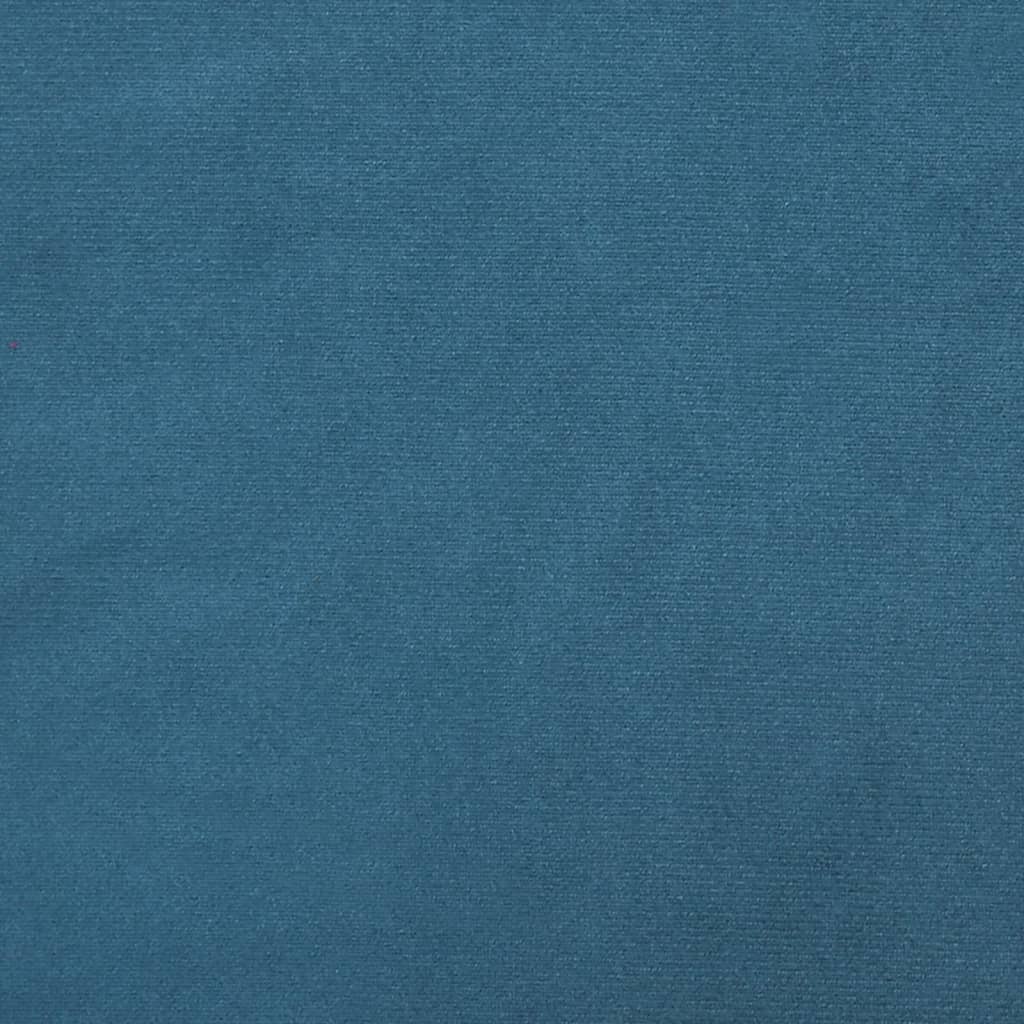 vidaXL Podnožka modrá 60 x 50 x 41 cm samet