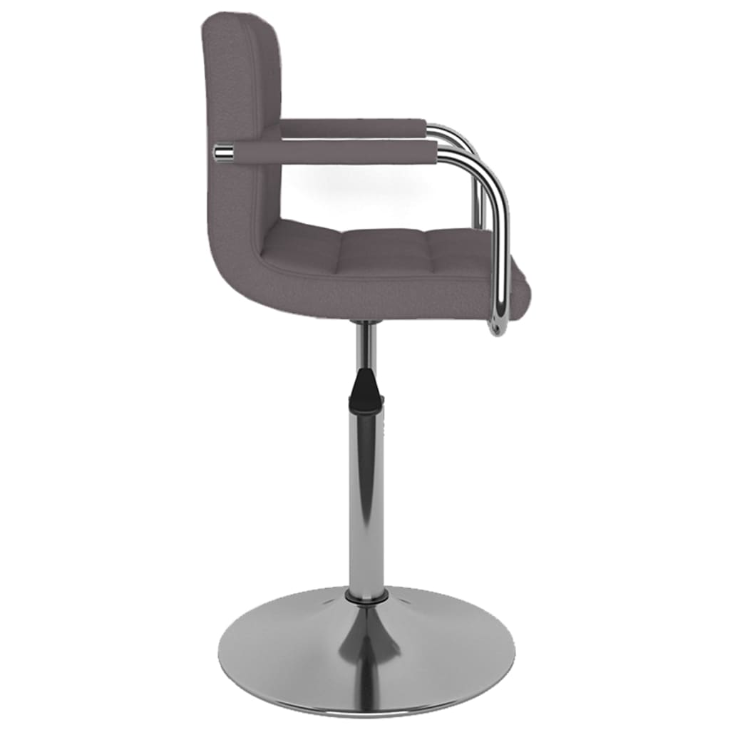 vidaXL Barová židle taupe textil