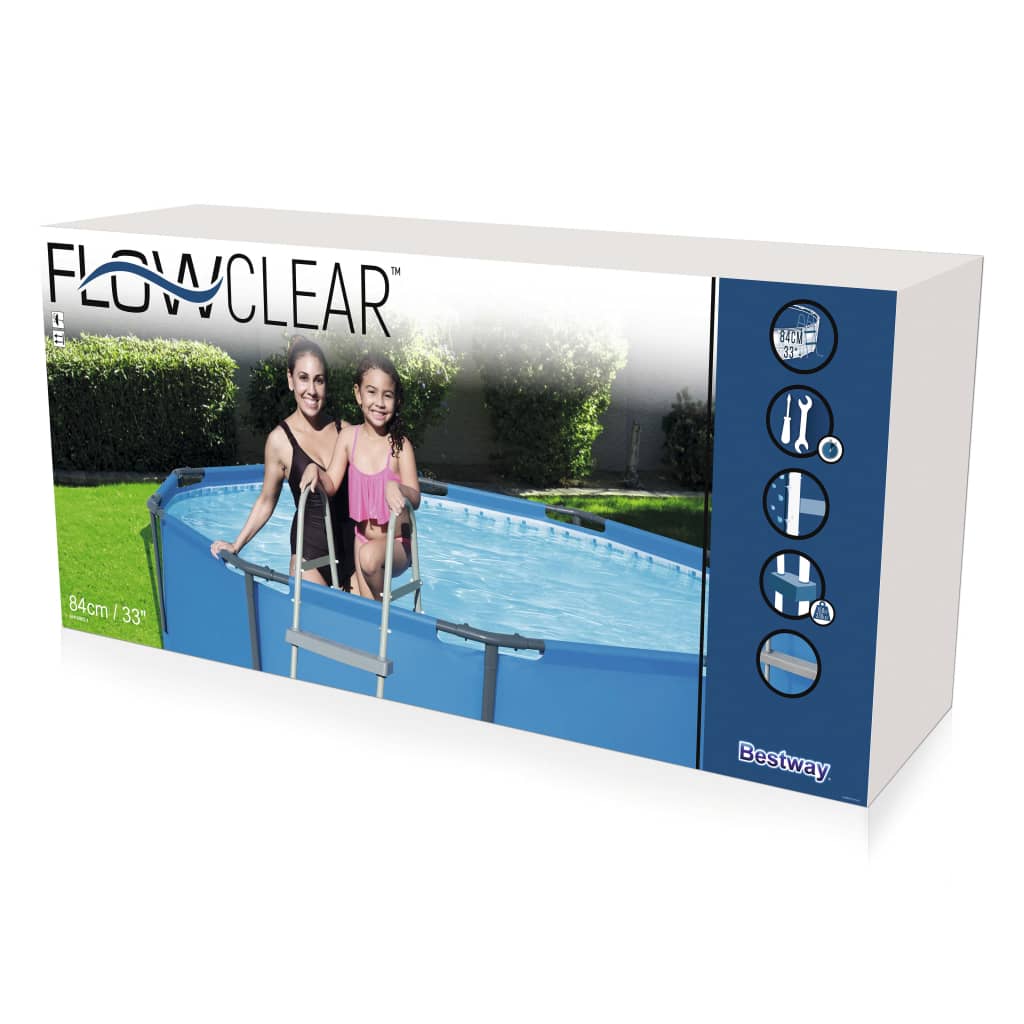 Bestway 4stupňové bezpečnostní bazénové schůdky Flowclear 122 cm 58331