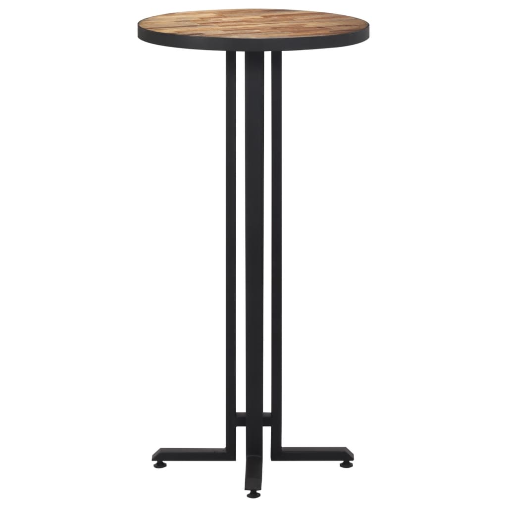 vidaXL Barový stůl kulatý Ø 55 x 110 cm masivní recyklovaný teak