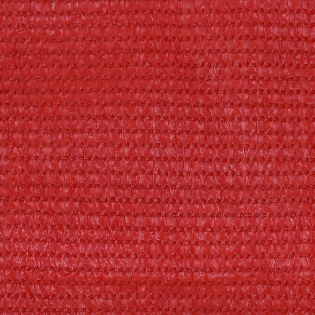 vidaXL Venkovní roleta 60 x 140 cm červená HDPE