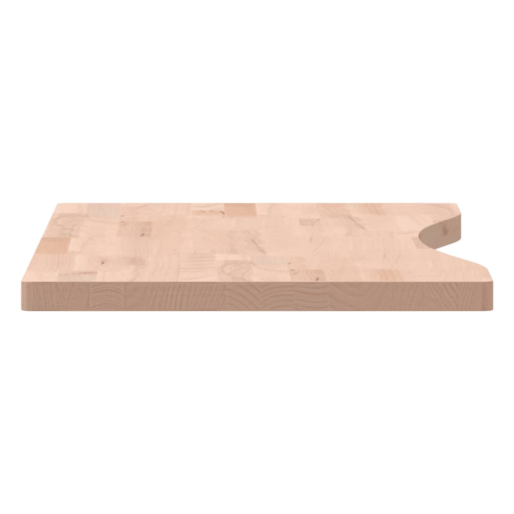 vidaXL Deska psacího stolu 80 x (36–40) x 2,5 cm masivní bukové dřevo