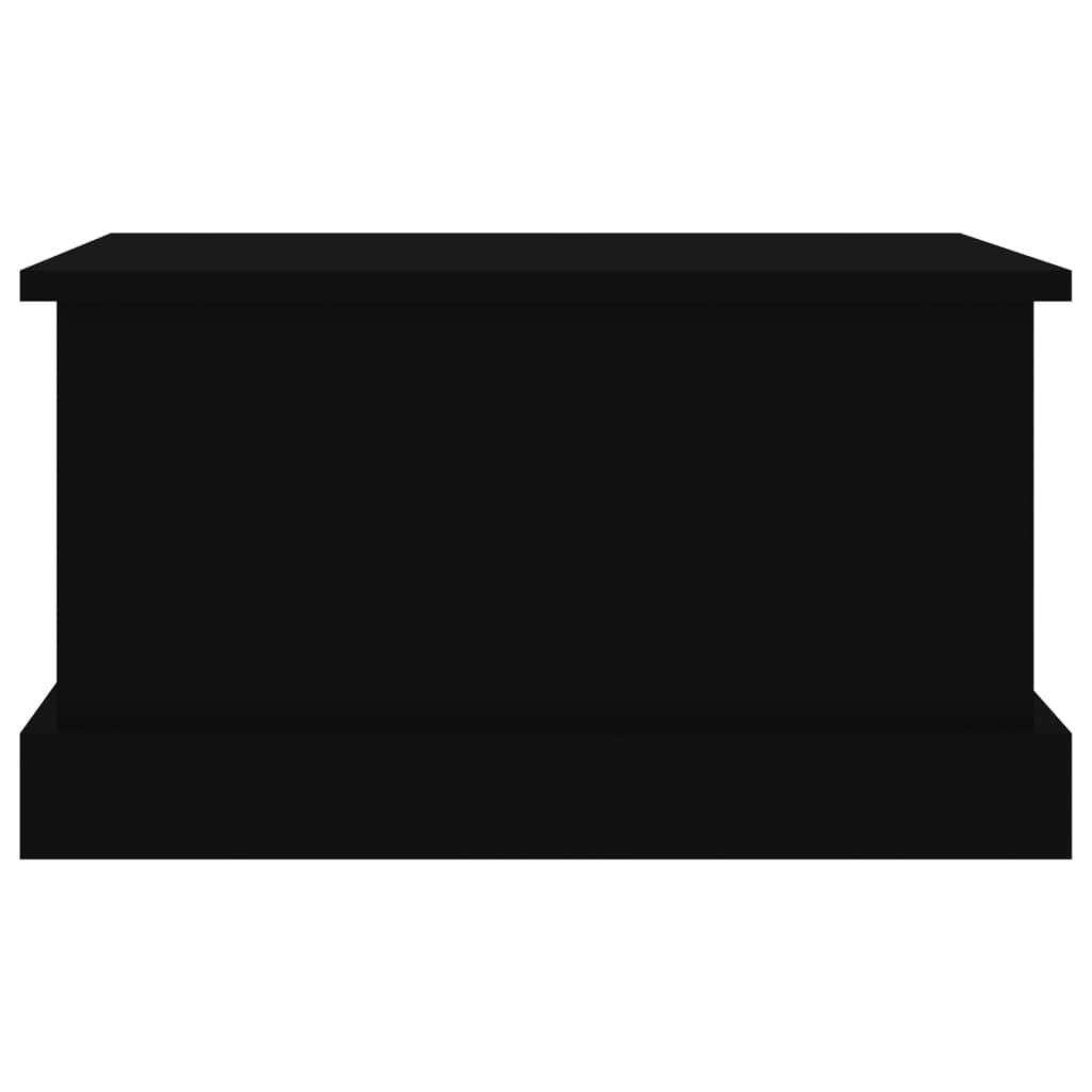 vidaXL Úložný box černý 50 x 30 x 28 cm kompozitní dřevo