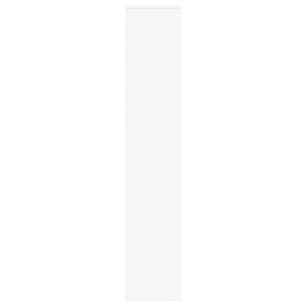 vidaXL Botník bílý 54 x 34 x 183 cm dřevotříska