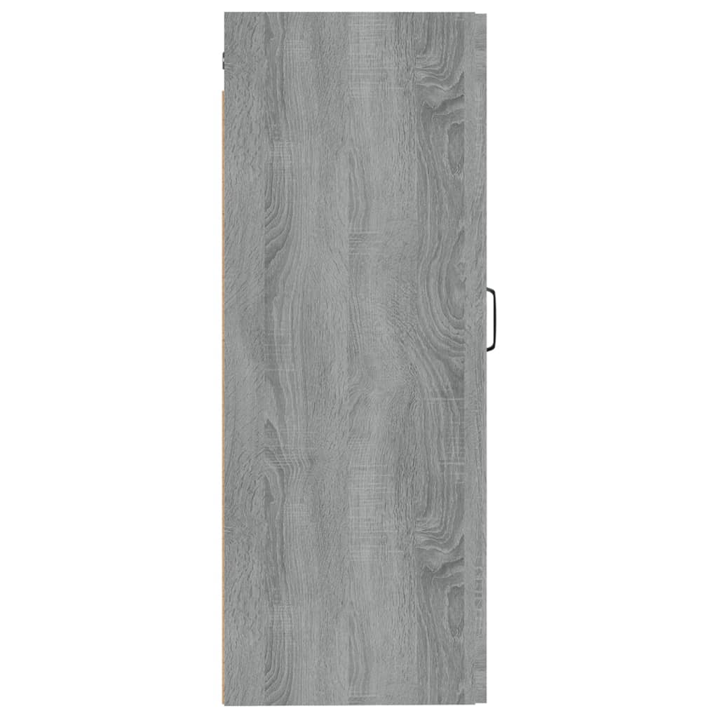 vidaXL Závěsná skříňka šedá sonoma 35 x 34 x 90 cm kompozitní dřevo