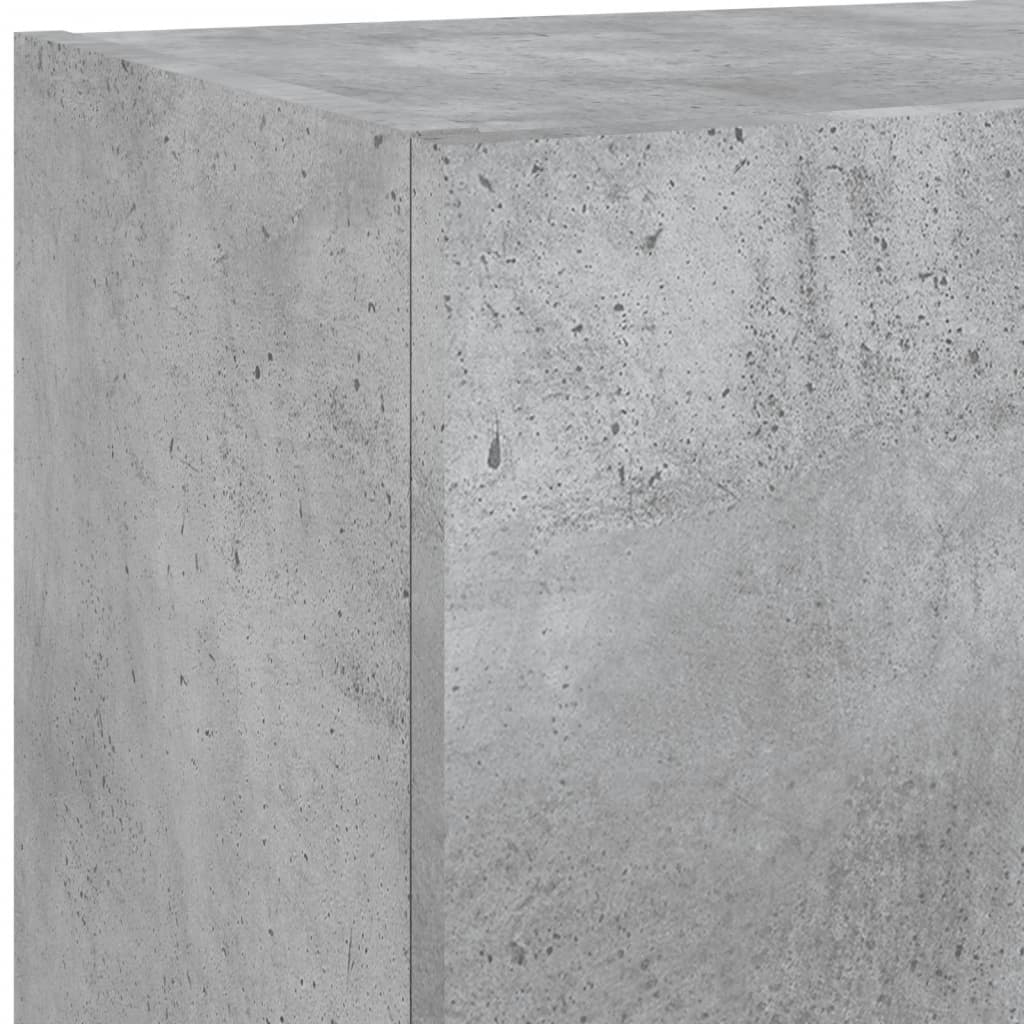 vidaXL 5dílná obývací stěna s LED betonově šedá kompozitní dřevo
