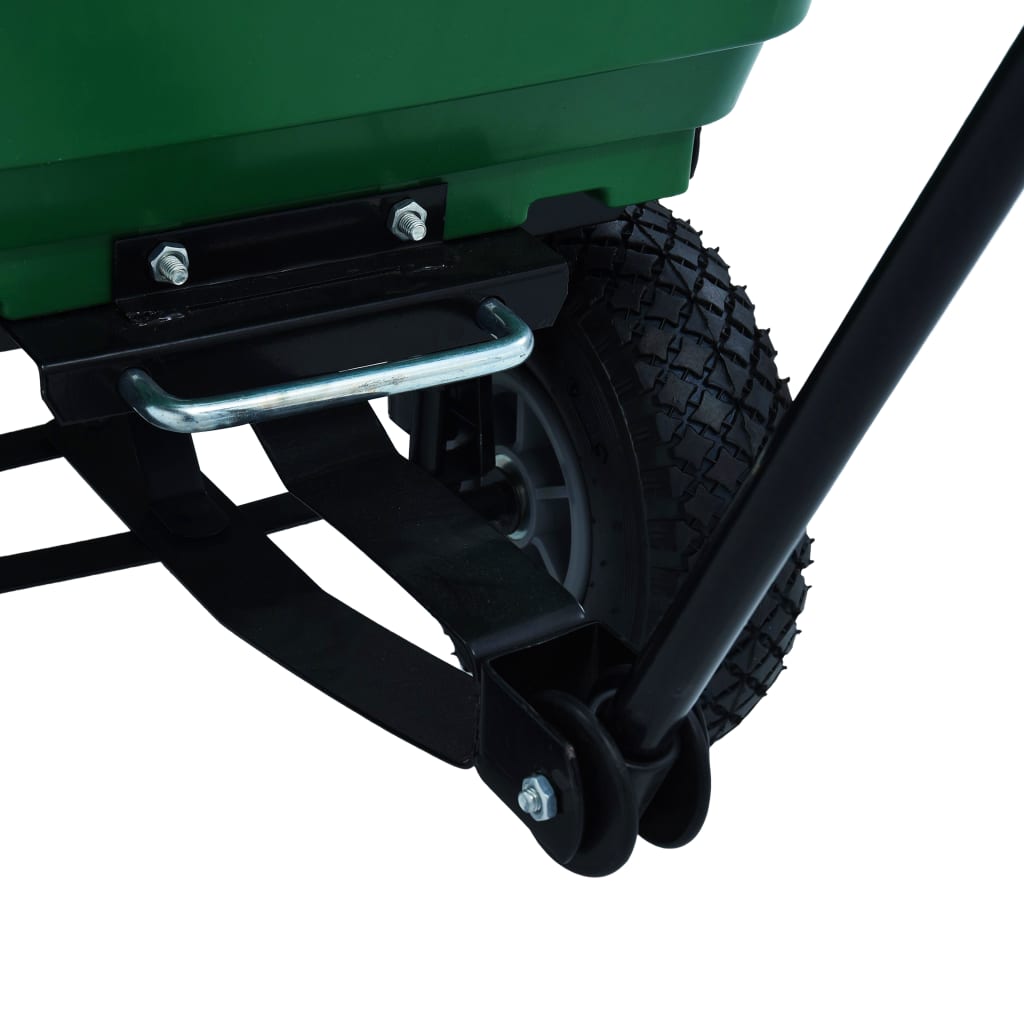 vidaXL Zahradní sklápěcí ruční vozík 300 kg 75 l zelený