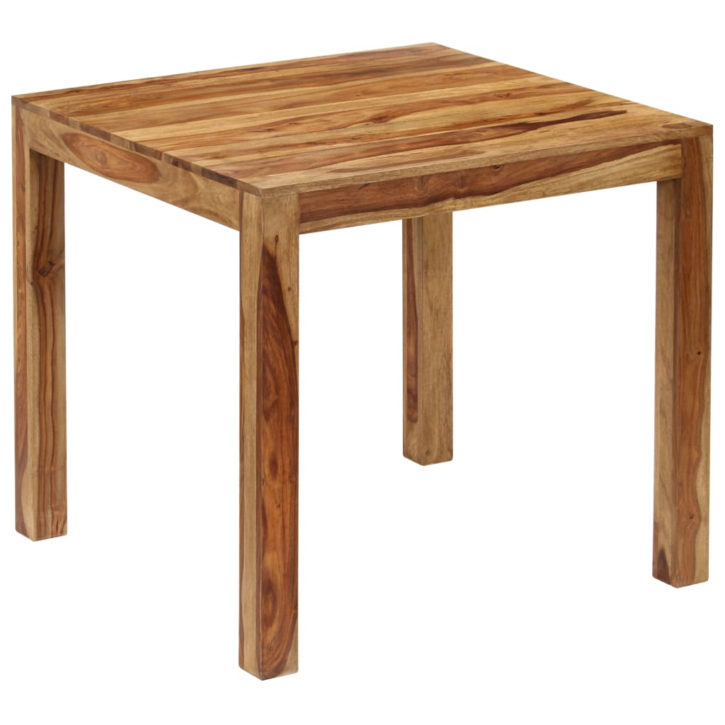 vidaXL Jídelní stůl z masivního sheeshamového dřeva 82 x 80 x 76 cm