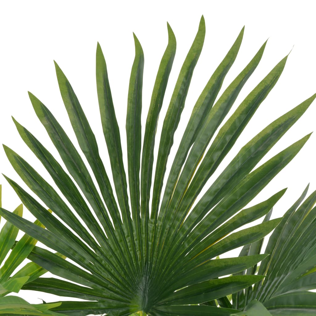vidaXL Umělá rostlina palma s květináčem zelená 70 cm