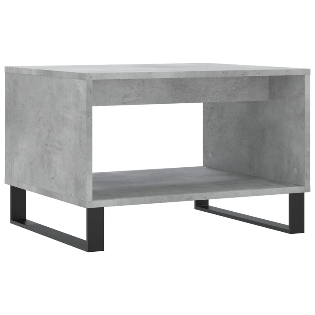 vidaXL Konferenční stolek betonově šedý 60x50x40 cm kompozitní dřevo