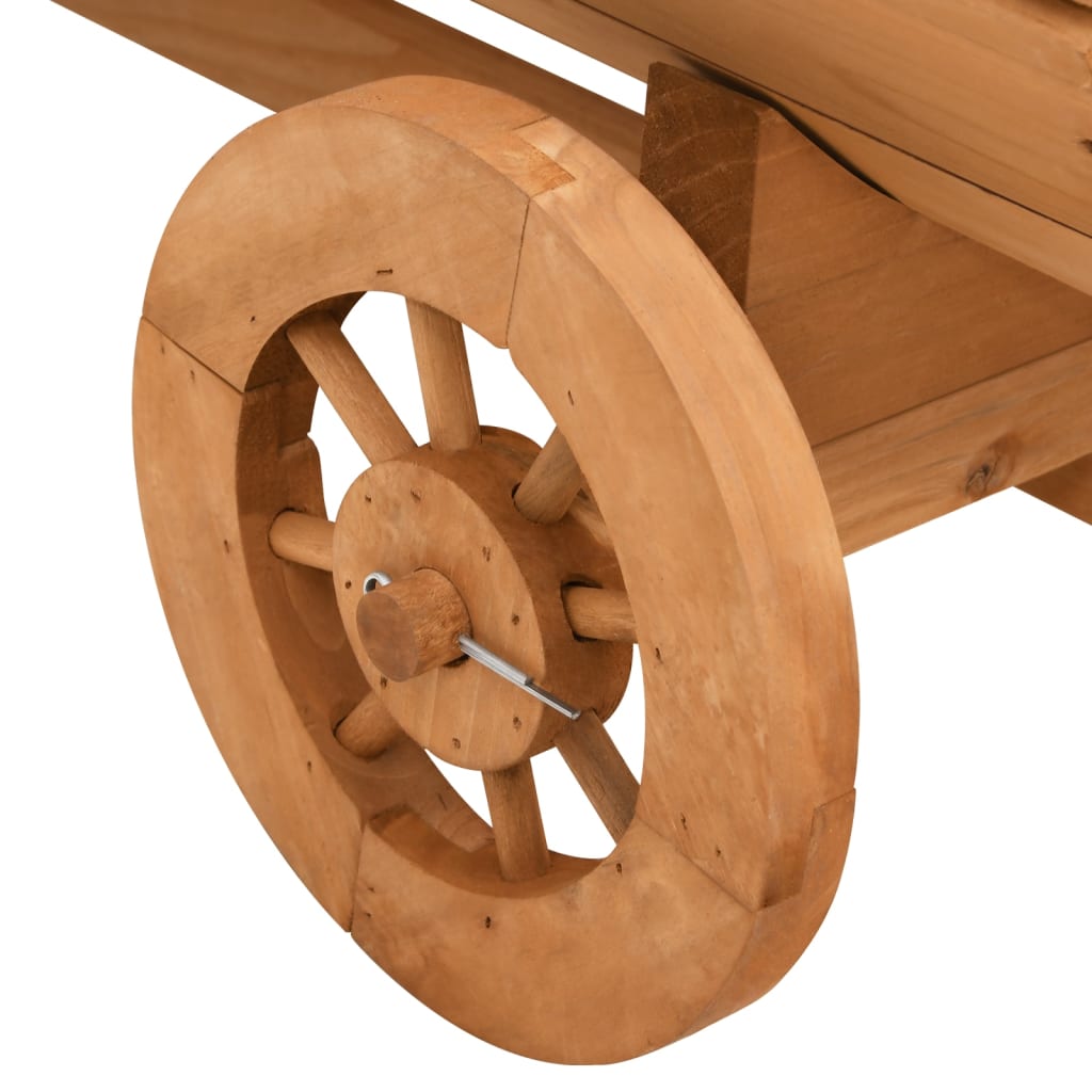 vidaXL Dekorativní vozík 70 x 43 x 54 cm masivní jedlové dřevo