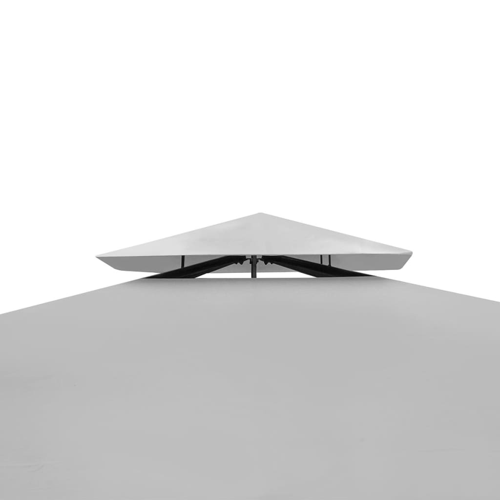 vidaXL Altán se střechou 3 x 4 m krémově bílý