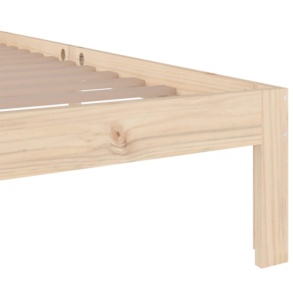 vidaXL Rám postele masivní dřevo 90 x 200 cm