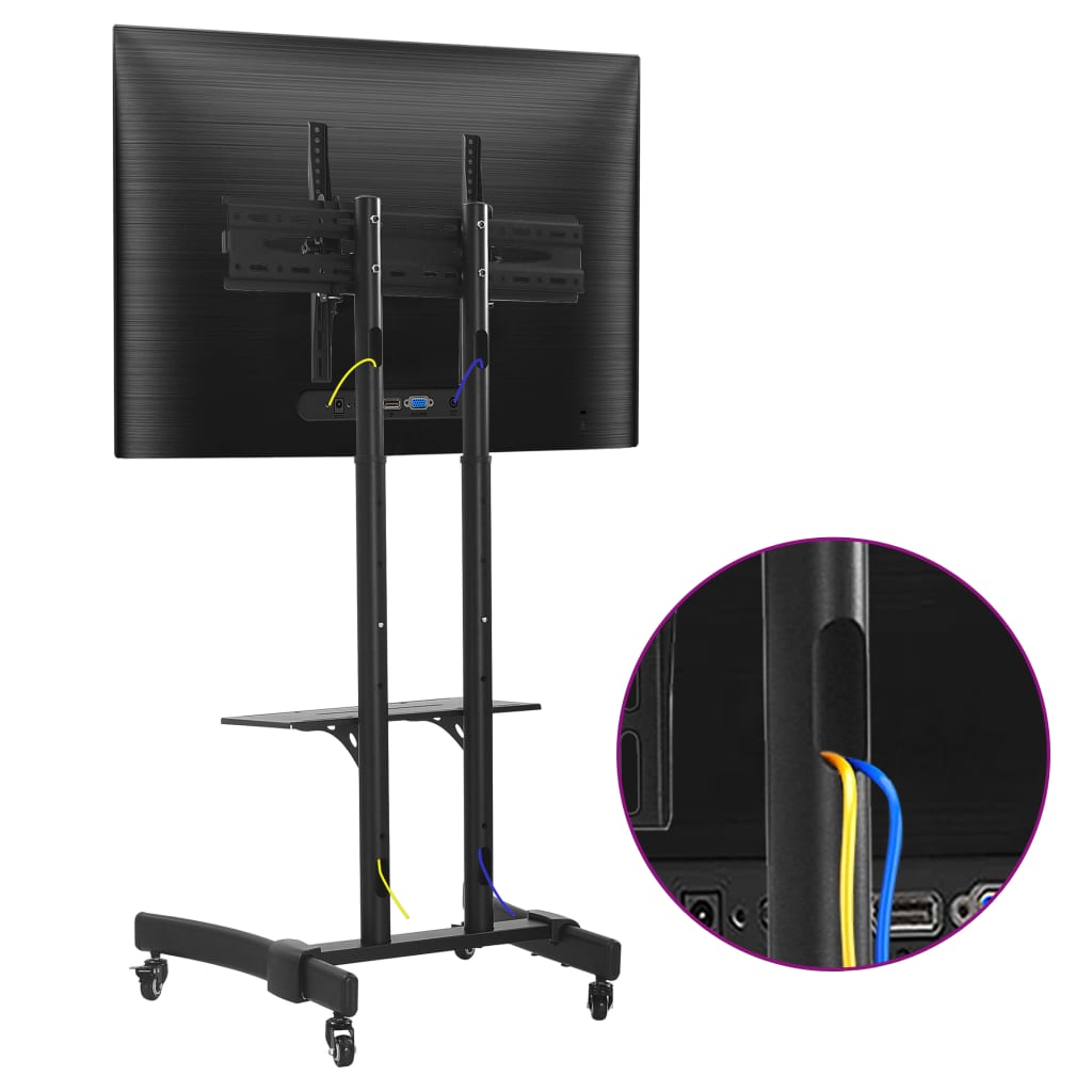 vidaXL Pojízdný stojan na TV pro plazmové/LCD/LED obrazovky 32–65"
