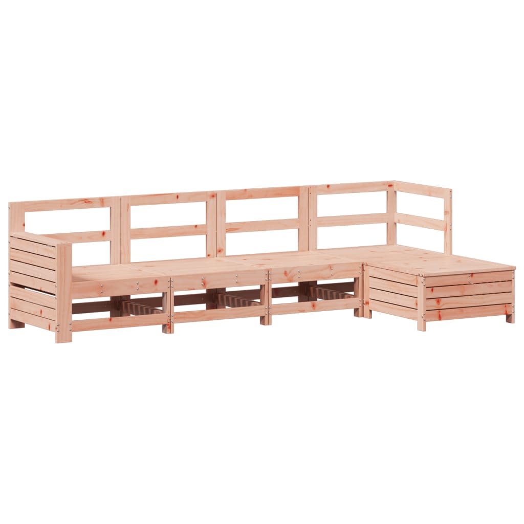 vidaXL 5dílná zahradní sedací souprava masivní dřevo douglasky