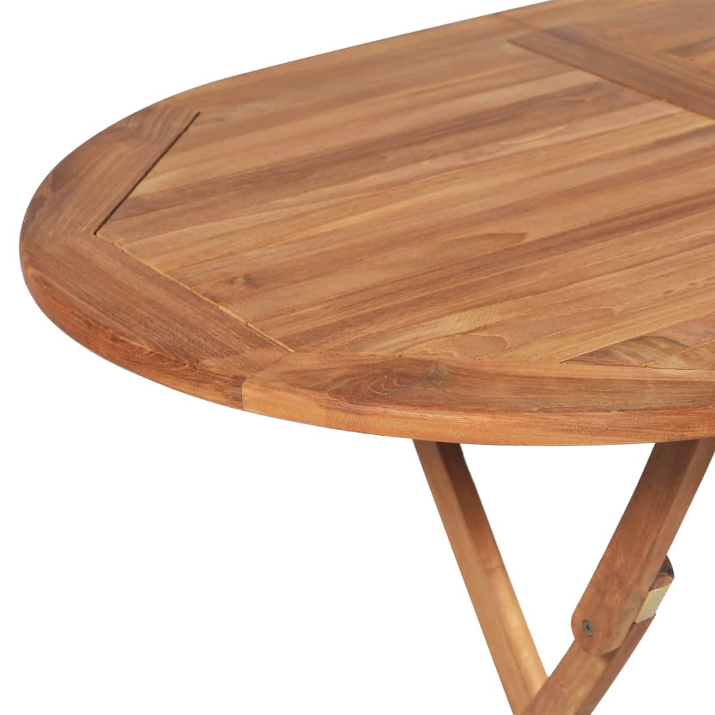 vidaXL Skládací zahradní stůl 160 x 80 x 75 cm masivní teakové dřevo