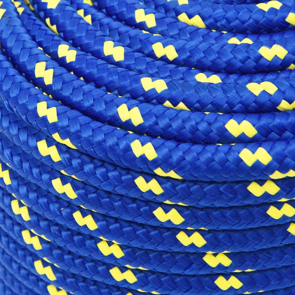 vidaXL Lodní lano modré 12 mm 100 m polypropylen