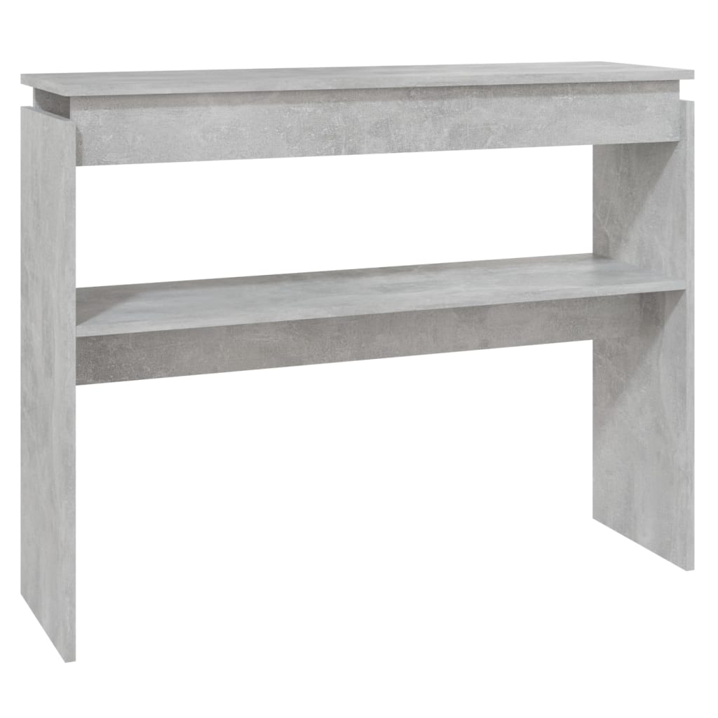 vidaXL Konzolový stolek betonově šedý 102 x 30 x 80 cm dřevotříska