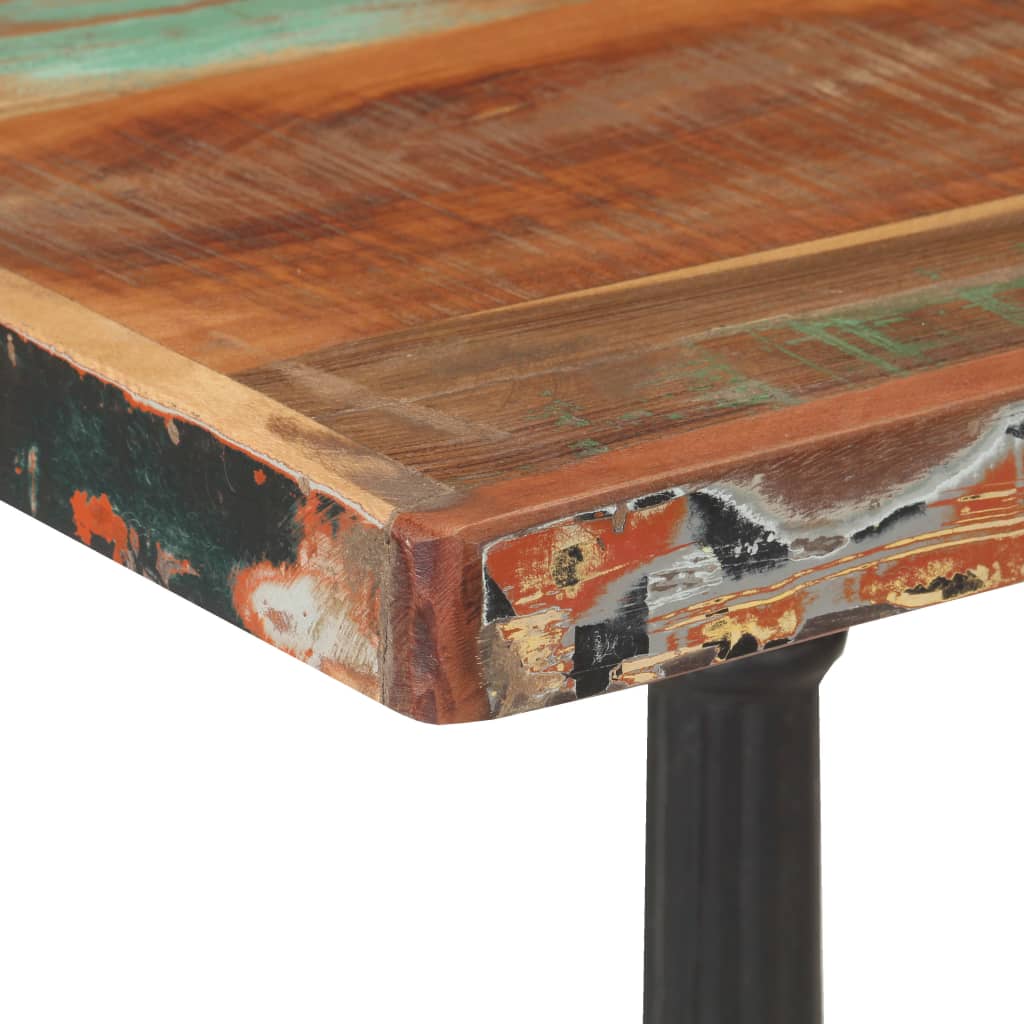 vidaXL Balkonový stolek 60 x 60 x 76 cm masivní recyklované dřevo