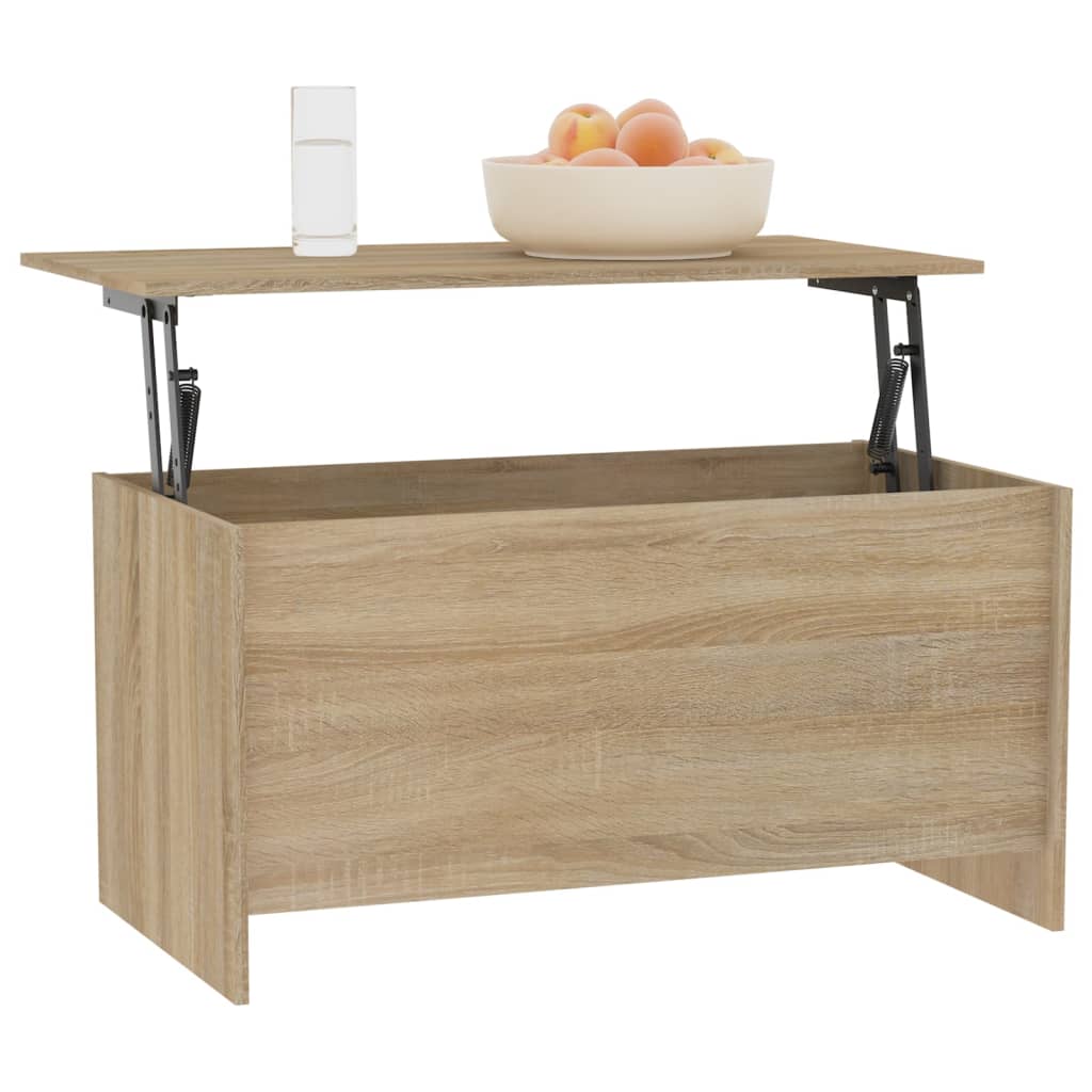 vidaXL Konferenční stolek dub sonoma 102x55,5x52,5 cm kompozitní dřevo