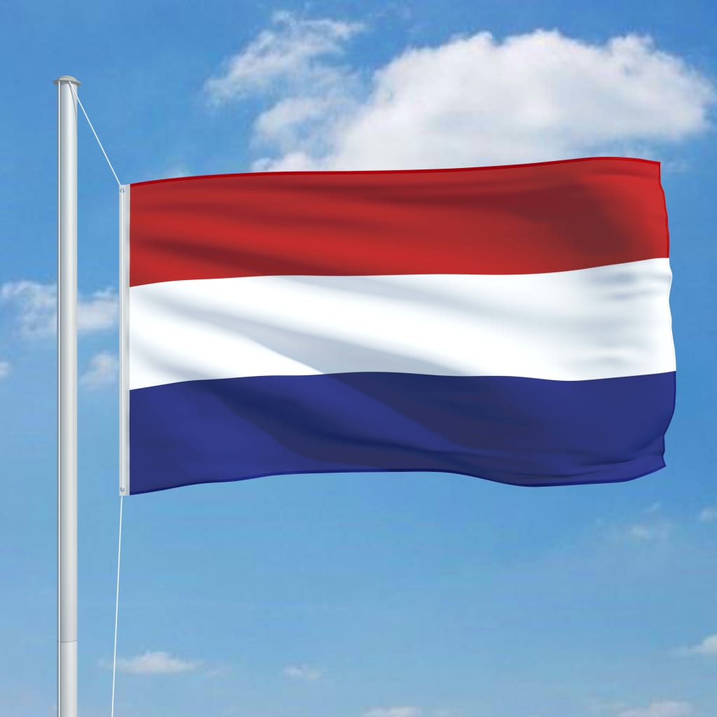 vidaXL Nizozemská vlajka 90 x 150 cm