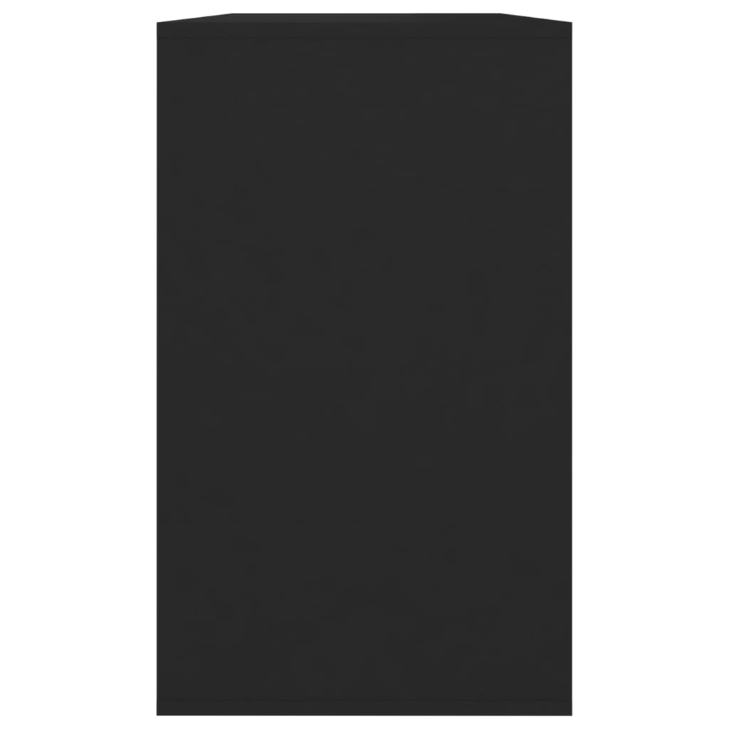 vidaXL Příborník černý 120 x 41 x 75 cm dřevotříska
