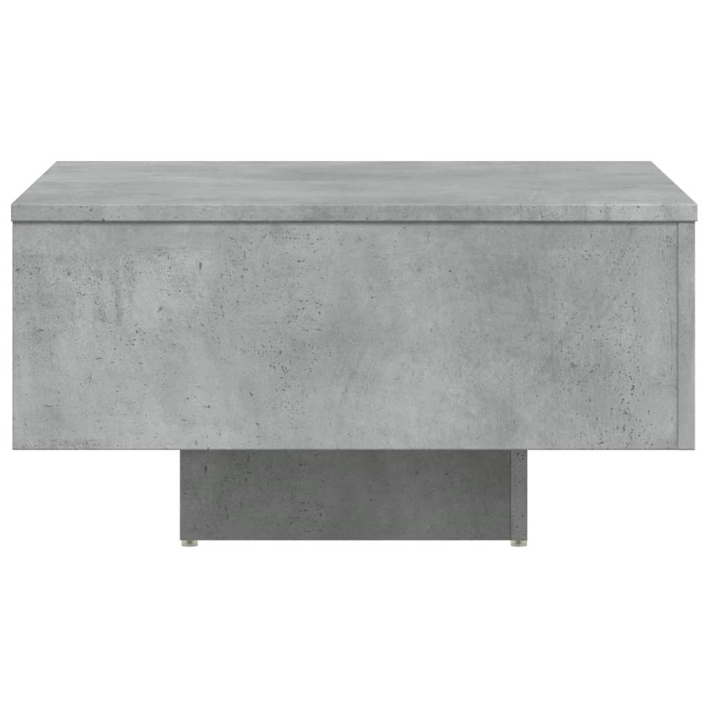 vidaXL Konferenční stolek betonově šedý 60 x 60 x 31,5 cm dřevotříska