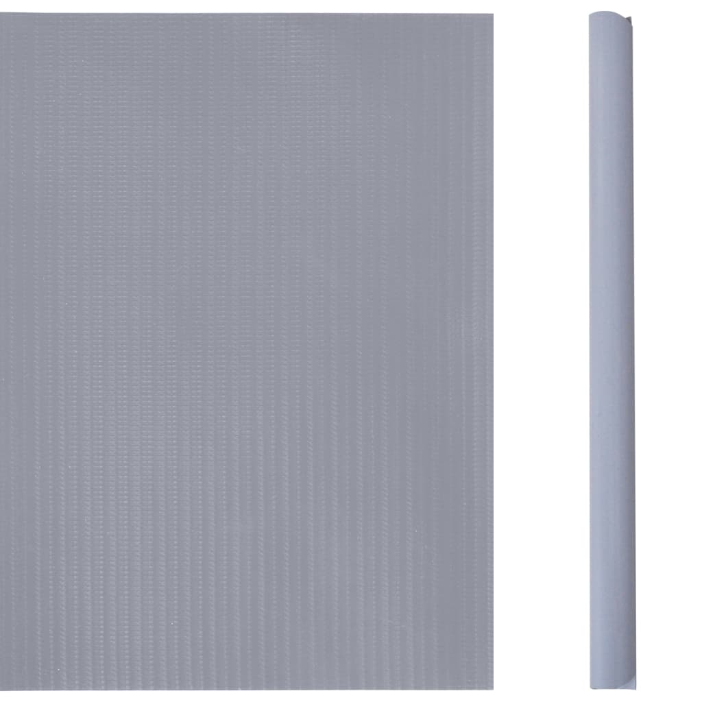 vidaXL Zahradní stínící plotová fólie PVC 35 x 0,19 matná světle šedá