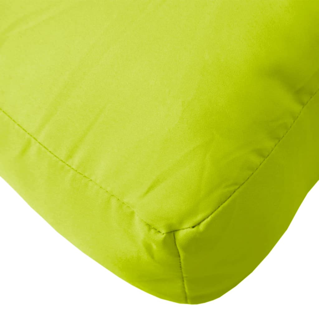 vidaXL Poduška na palety jasně zelená 50 x 40 x 12 cm textil