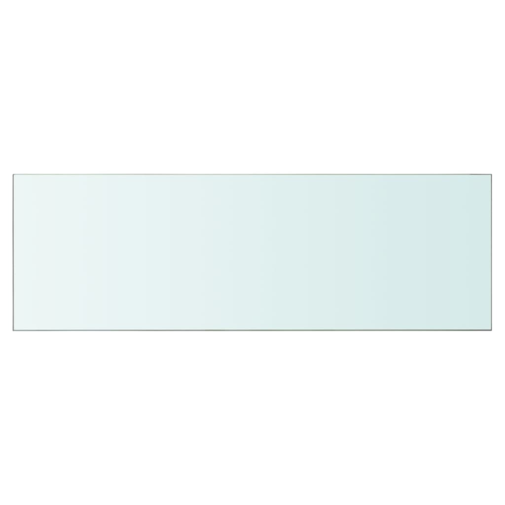 vidaXL Policová deska sklo čiré 90x30 cm